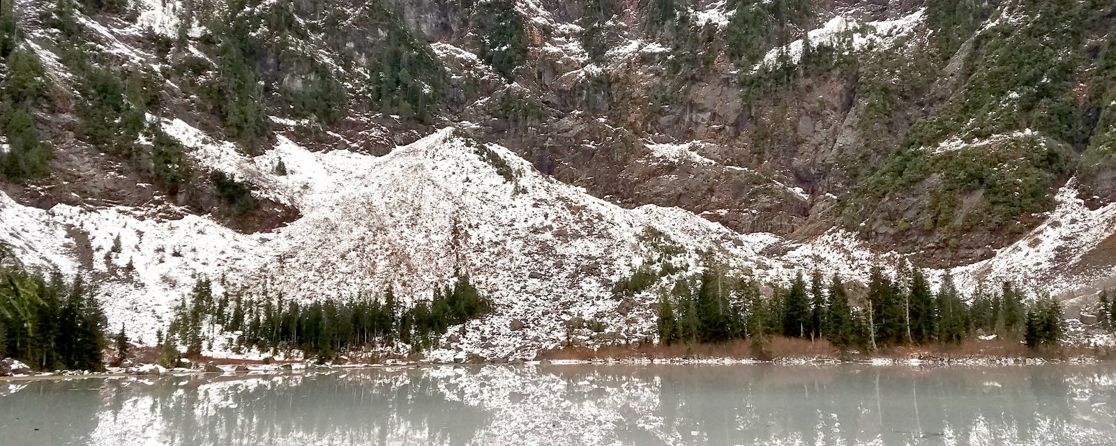 Snow covered mountains